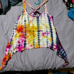 Flowy, tie-dye, tank top